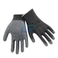 Customized Logo Excellent Grip Latex Crinkle Coated Garden Working Gloves